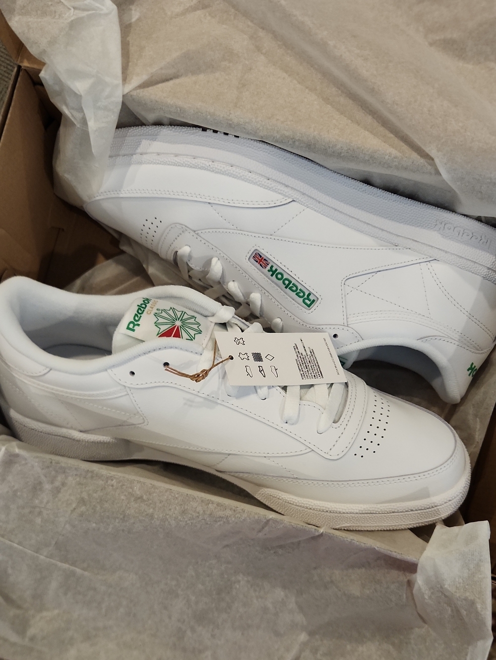 Reebok Club C 85 Tennis Shoes New In Box Men's Sz 13